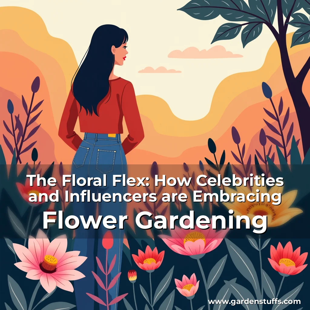 Read more about the article The Floral Flex: How Celebrities and Influencers are Embracing Flower Gardening