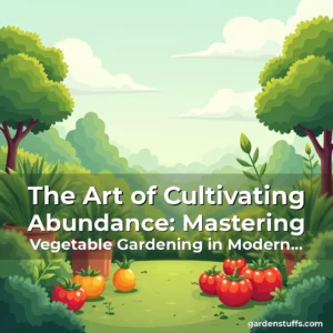 Artistic representation for The Art of Cultivating Abundance: Mastering Vegetable Gardening in Modern Living Spaces
