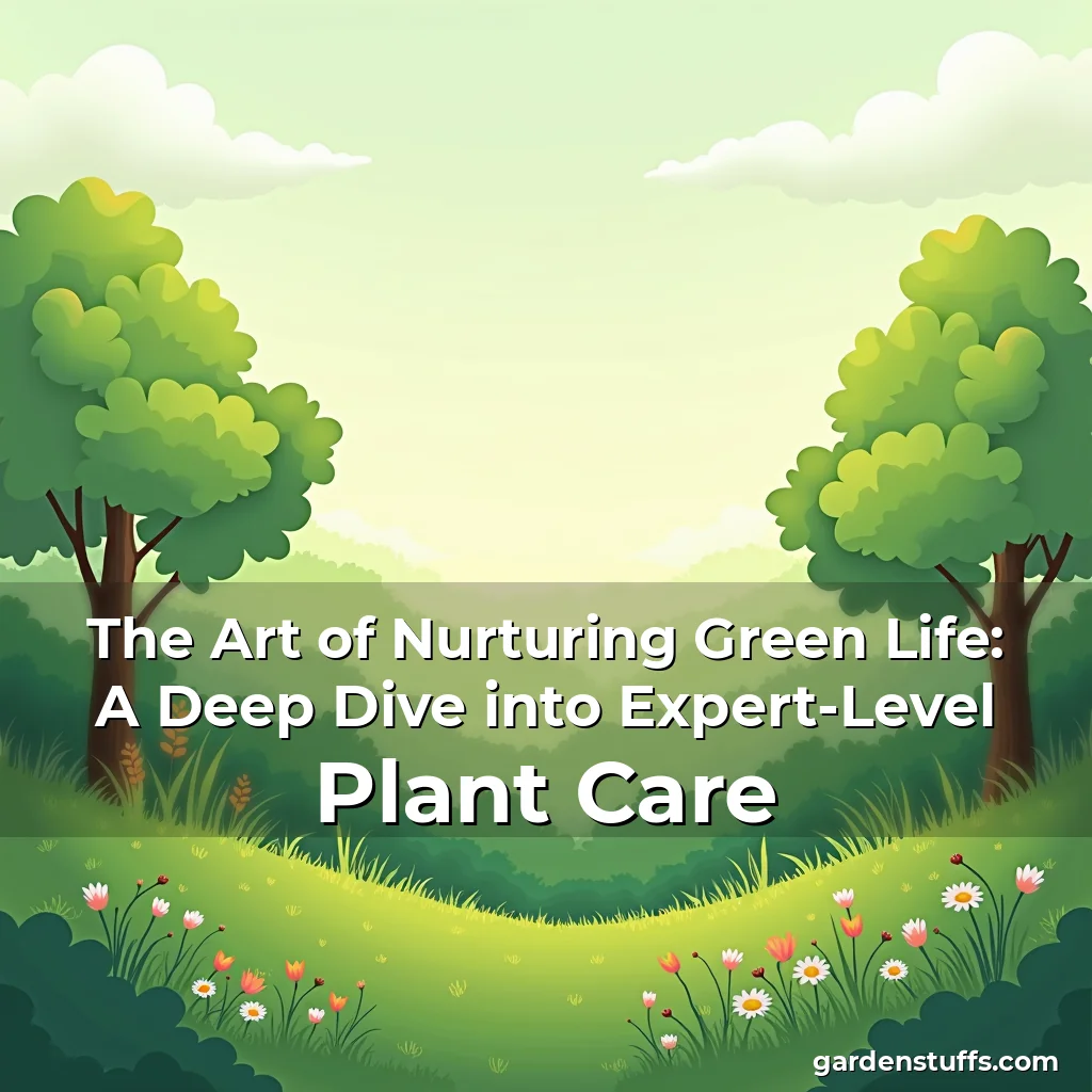 Read more about the article The Art of Nurturing Green Life: A Deep Dive into Expert-Level Plant Care