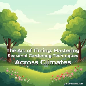 Artistic representation for The Art of Timing: Mastering Seasonal Gardening Techniques Across Climates