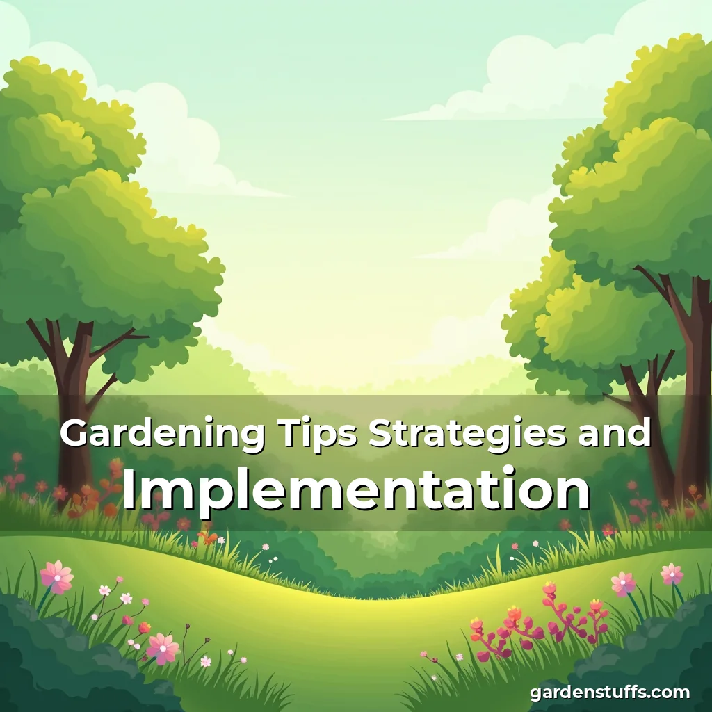 Read more about the article Gardening Tips Strategies and Implementation