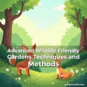 Artistic representation for Advanced Wildlife Friendly Gardens Techniques and Methods