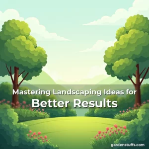 Artistic representation for Mastering Landscaping Ideas for Better Results