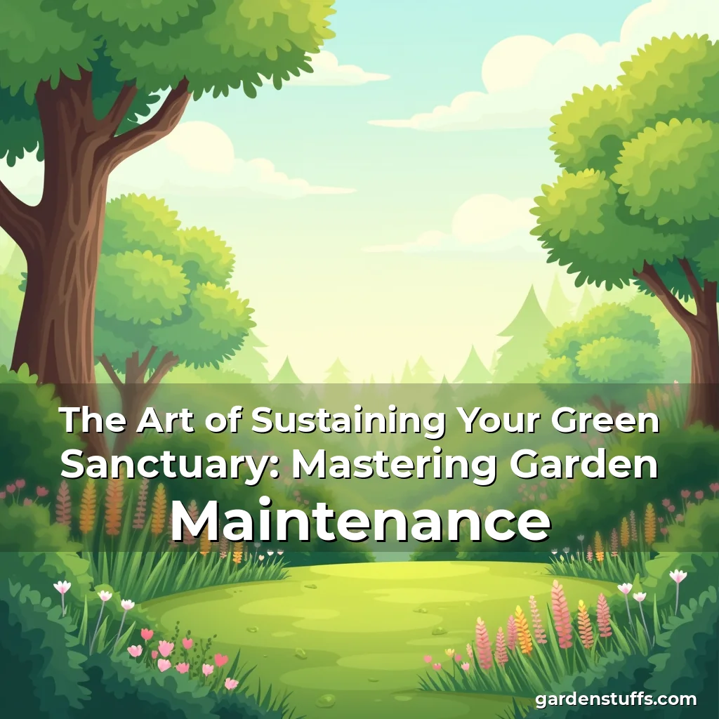 Read more about the article The Art of Sustaining Your Green Sanctuary: Mastering Garden Maintenance