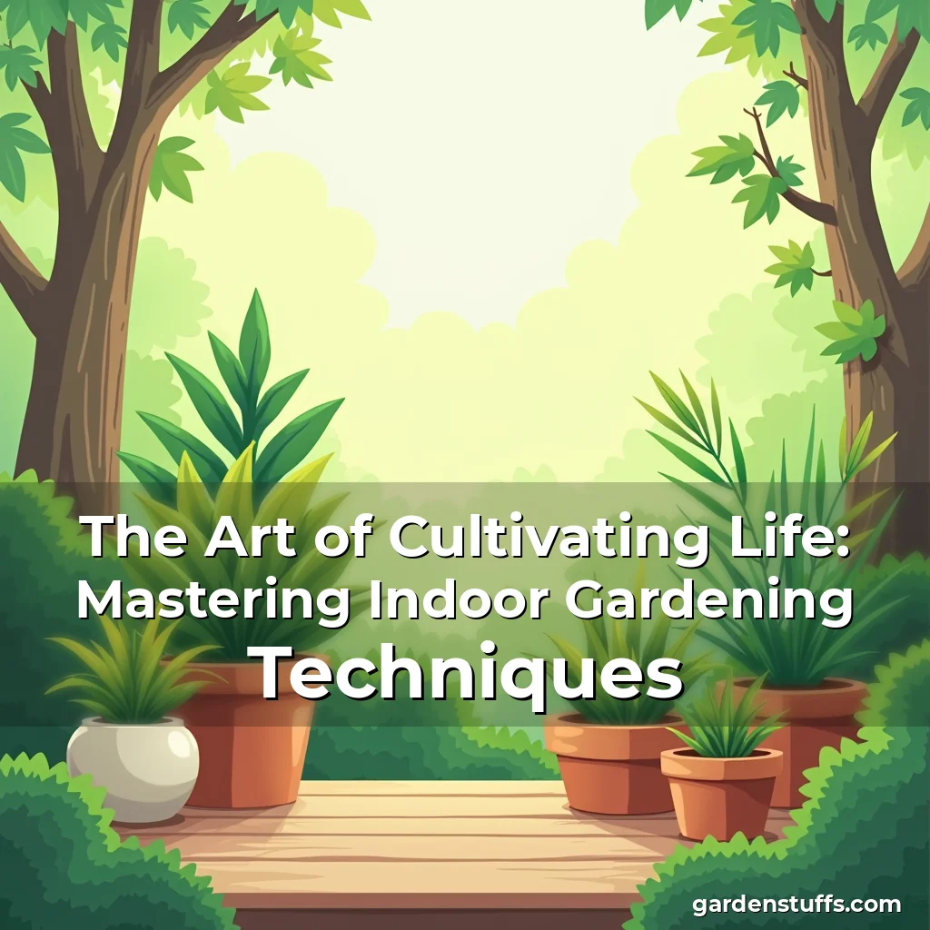Read more about the article The Art of Cultivating Life: Mastering Indoor Gardening Techniques