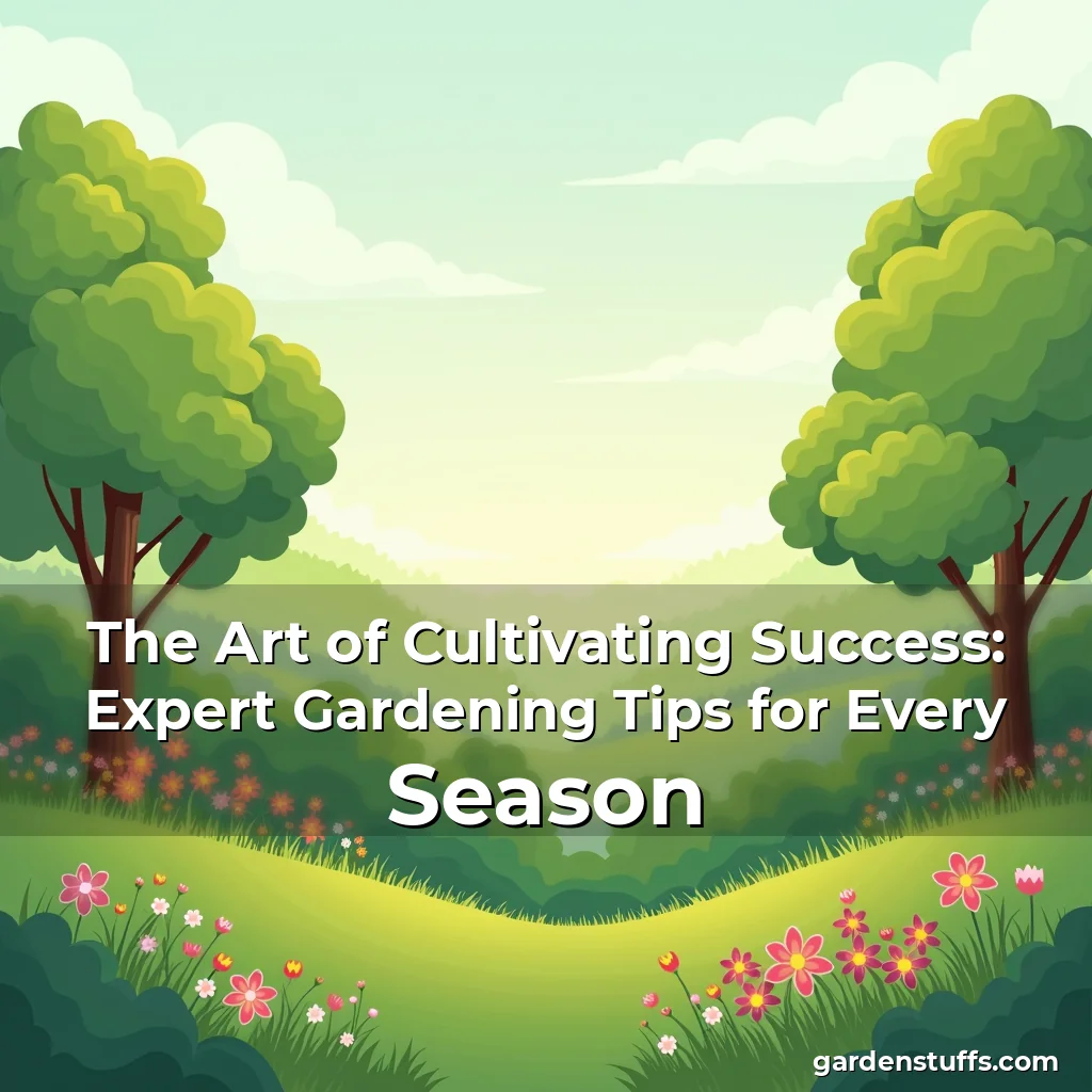 Read more about the article The Art of Cultivating Success: Expert Gardening Tips for Every Season